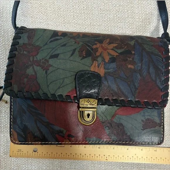 Patricia Nash EUC Liana crossbody bag in a floral print leather - Picture 12 of 16